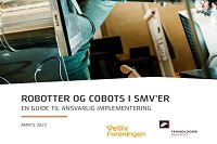 Forsidebillede til rapporten robotter og cobots in SMV'er