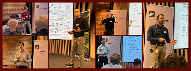 Pictures of the speakers at the seminar on Digitalization of refrigeration and heat pump system